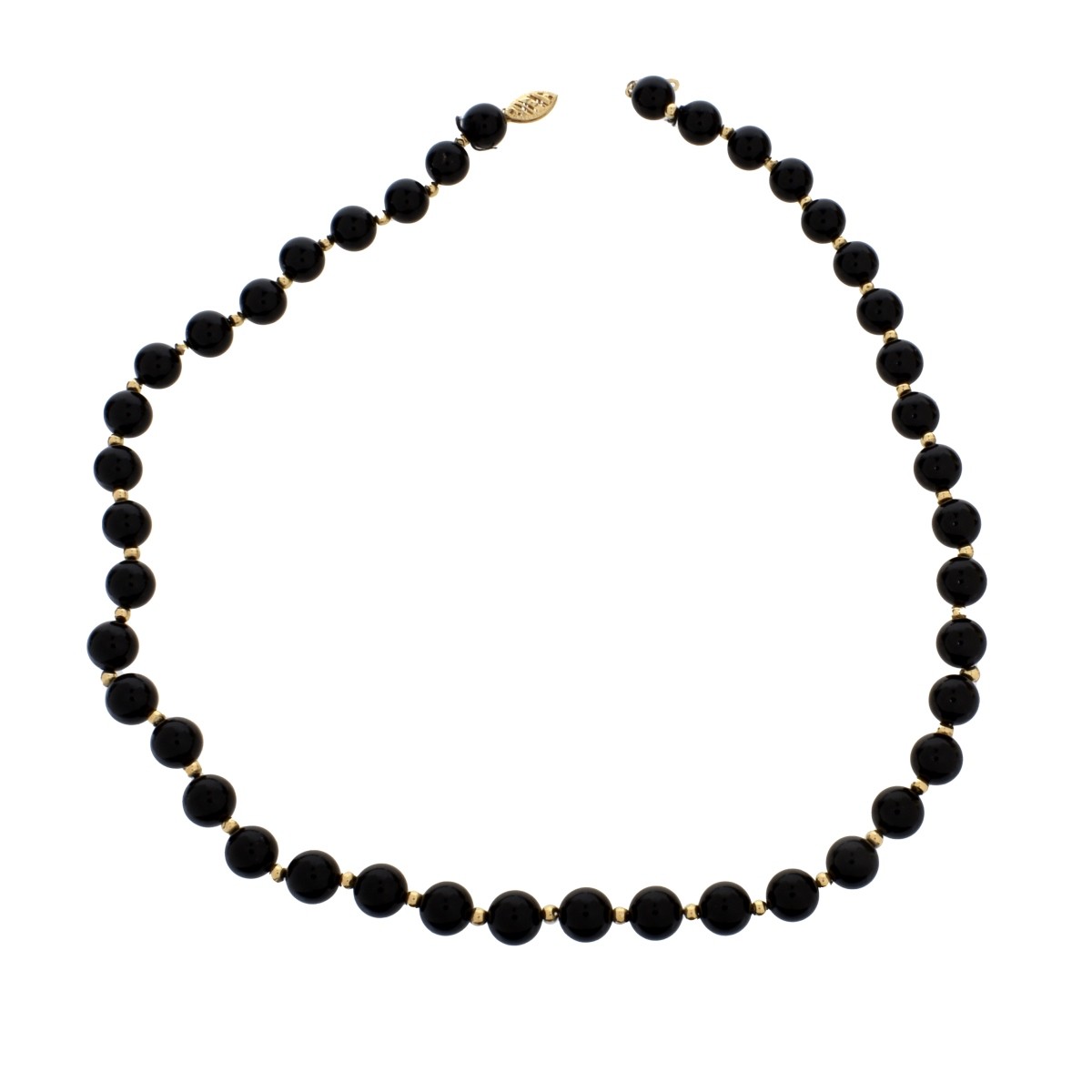 Onyx and 14K Necklace