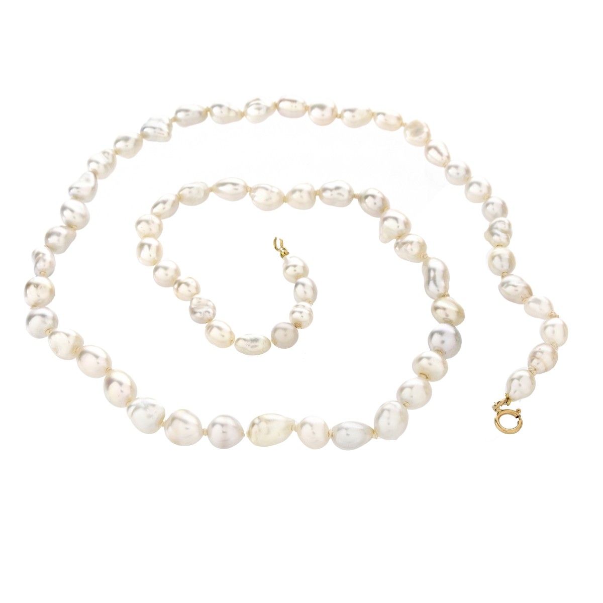 Pearl and 18K Necklace