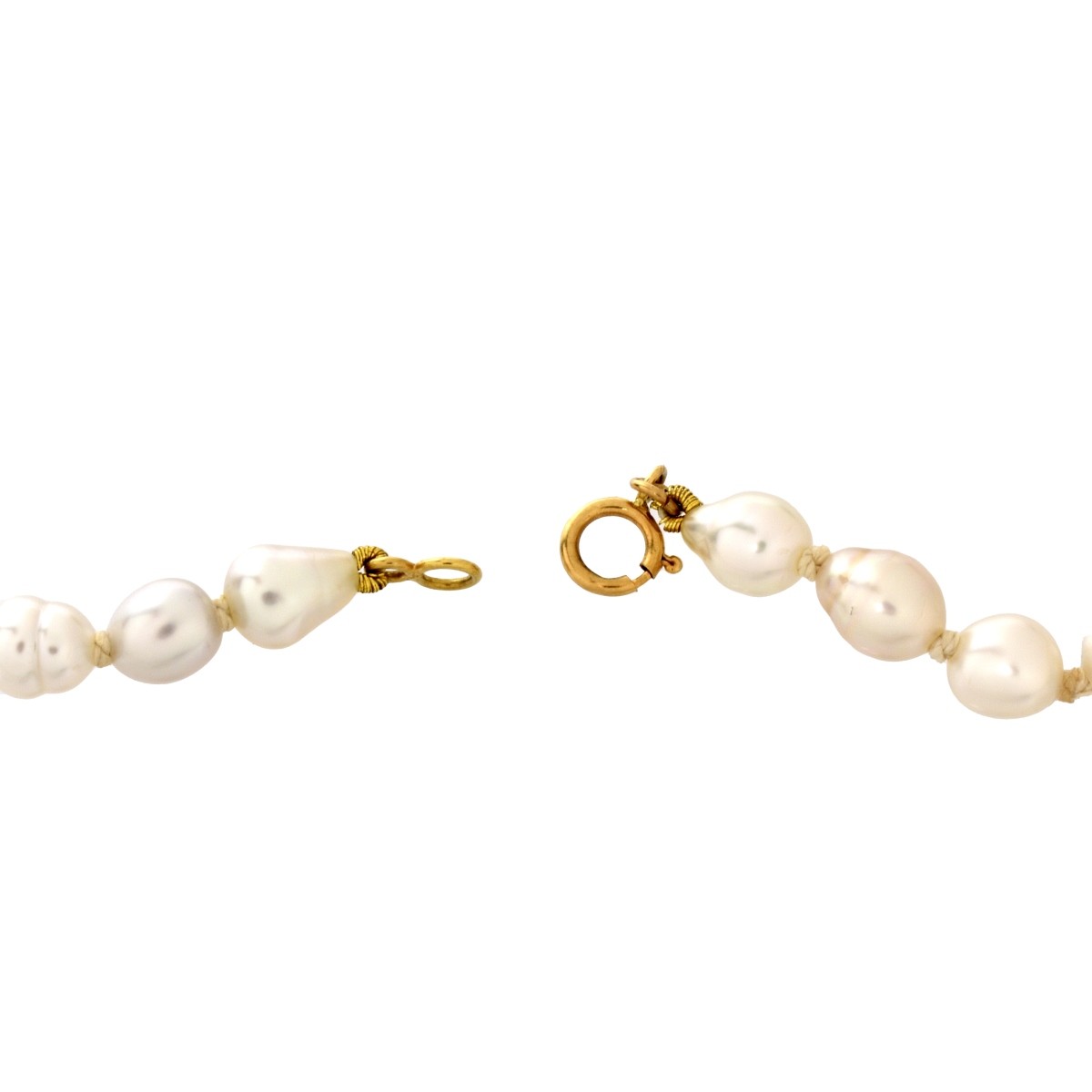 Pearl and 18K Necklace