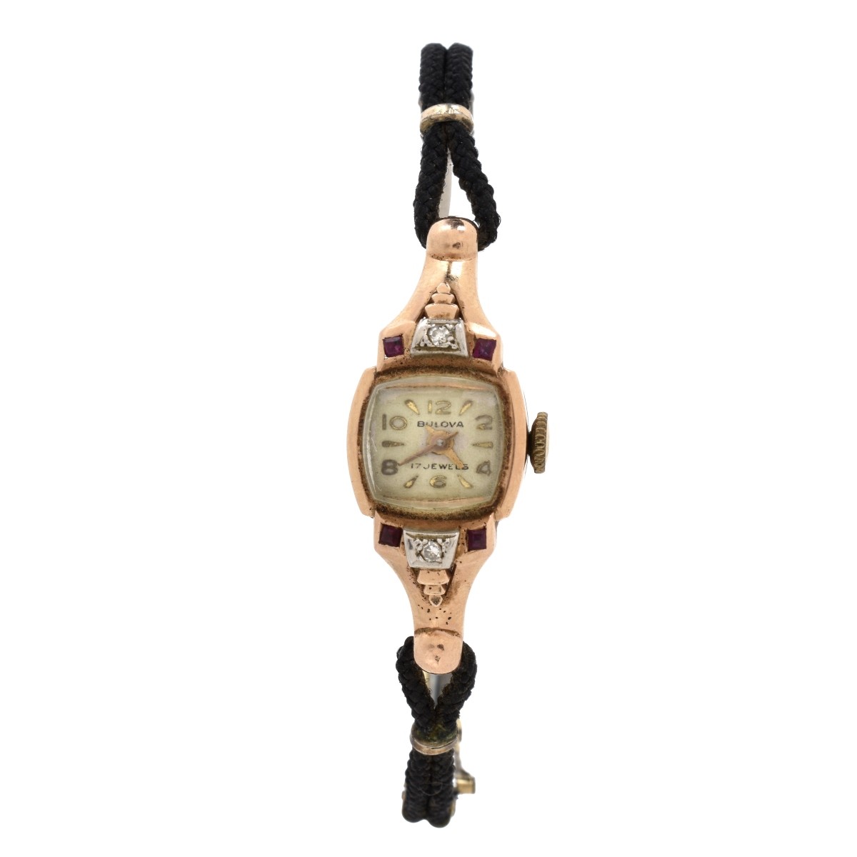 Bulova Gemstone and 14K Watch