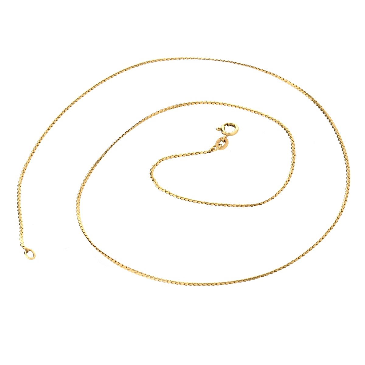 18K Chain Necklace