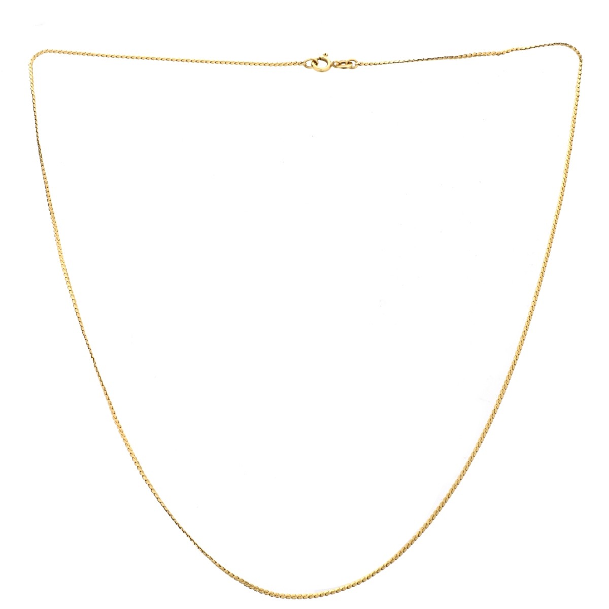 18K Chain Necklace