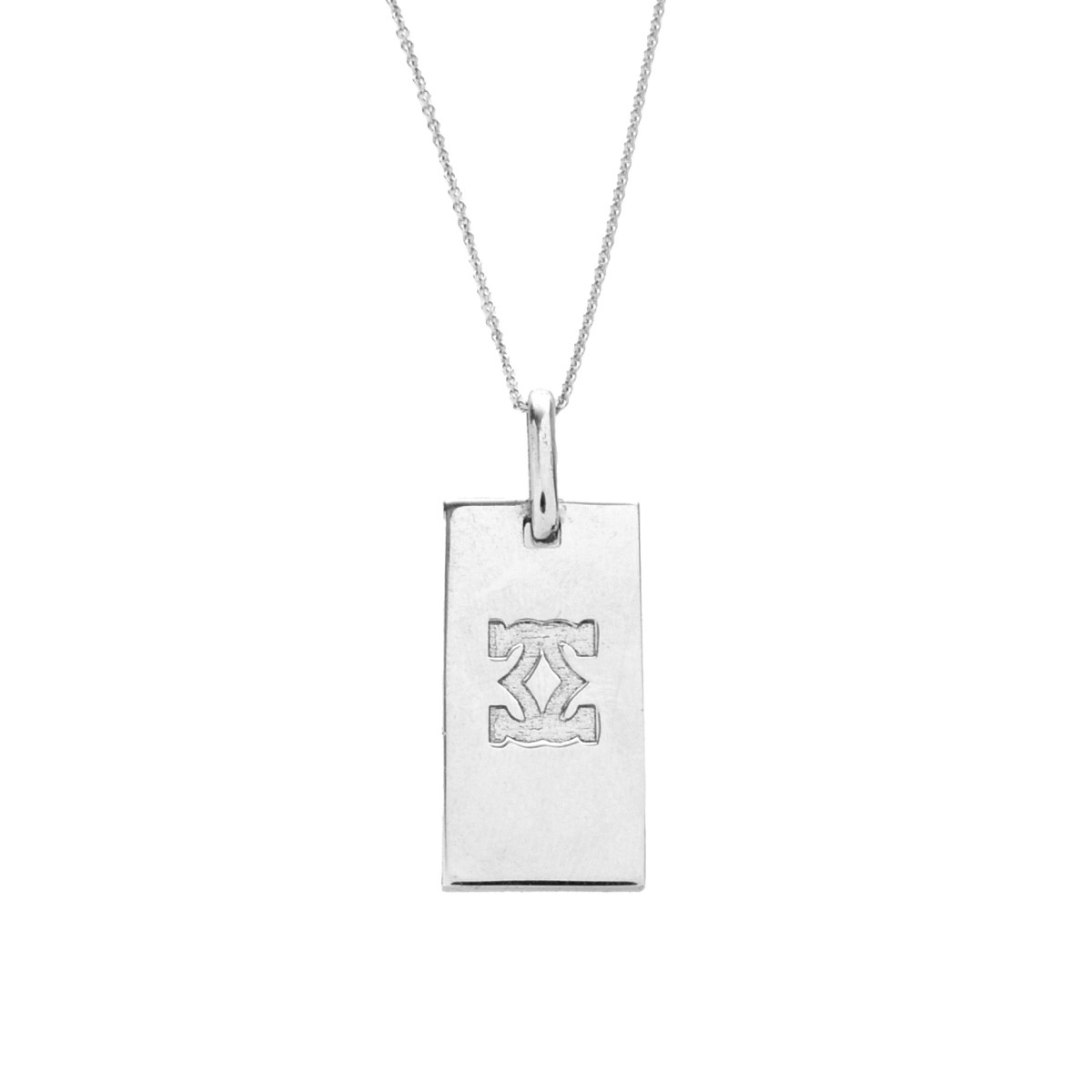 Cartier Diamond and 18K Pendant Necklace