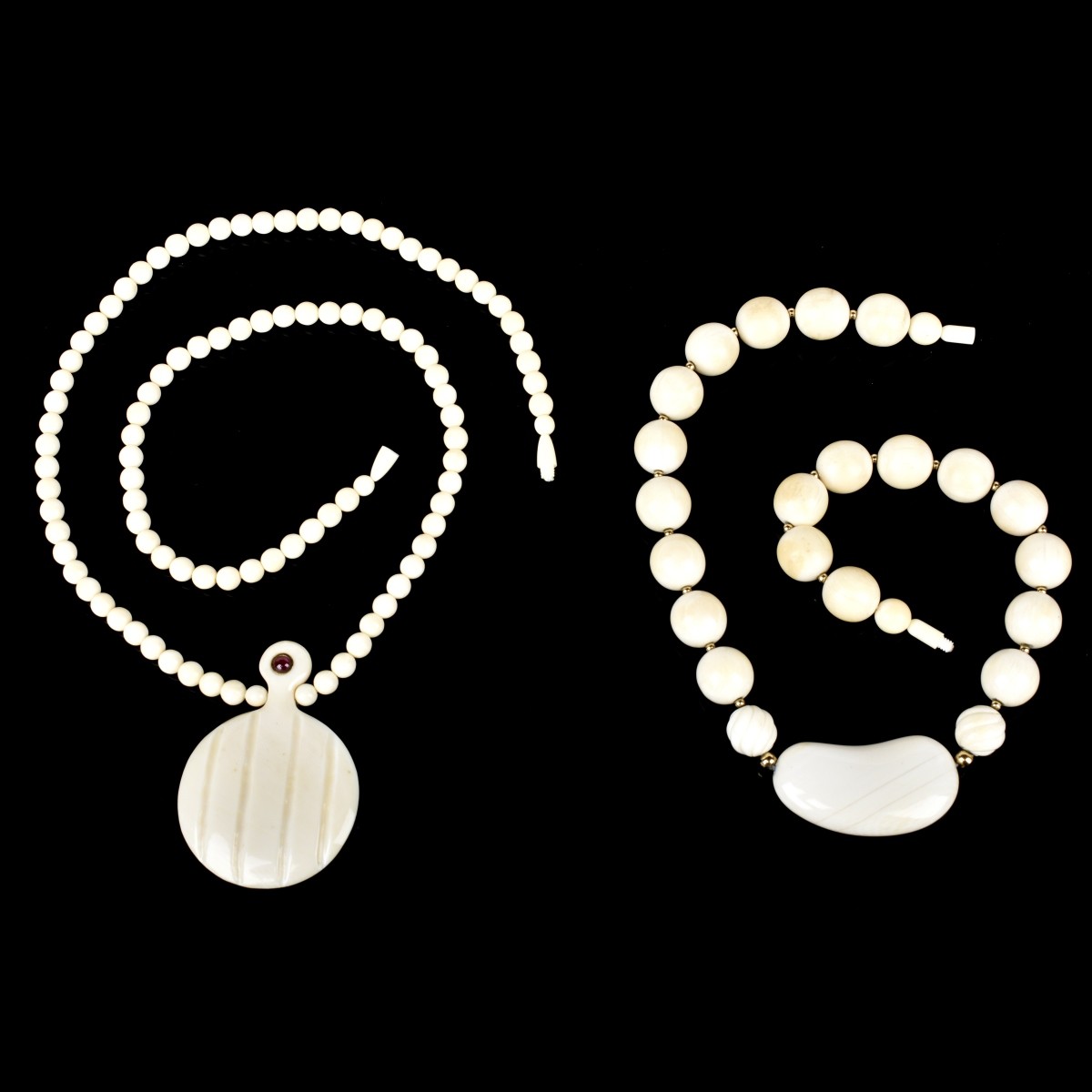 Bead and 14K Necklaces