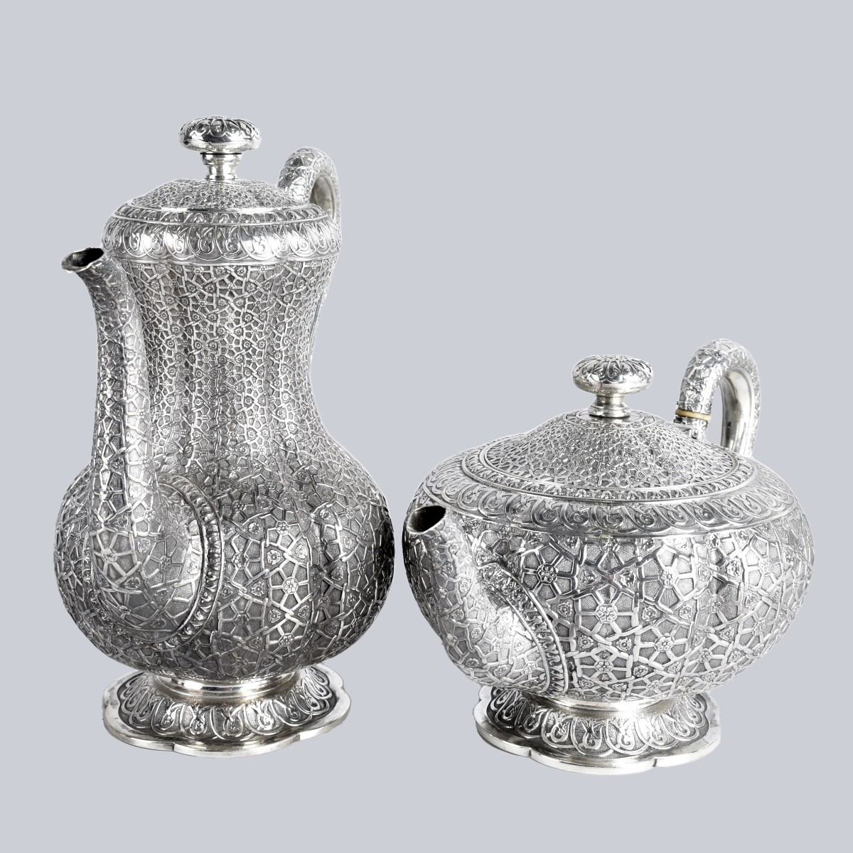 Hunt and Roskell Silver Tea Service