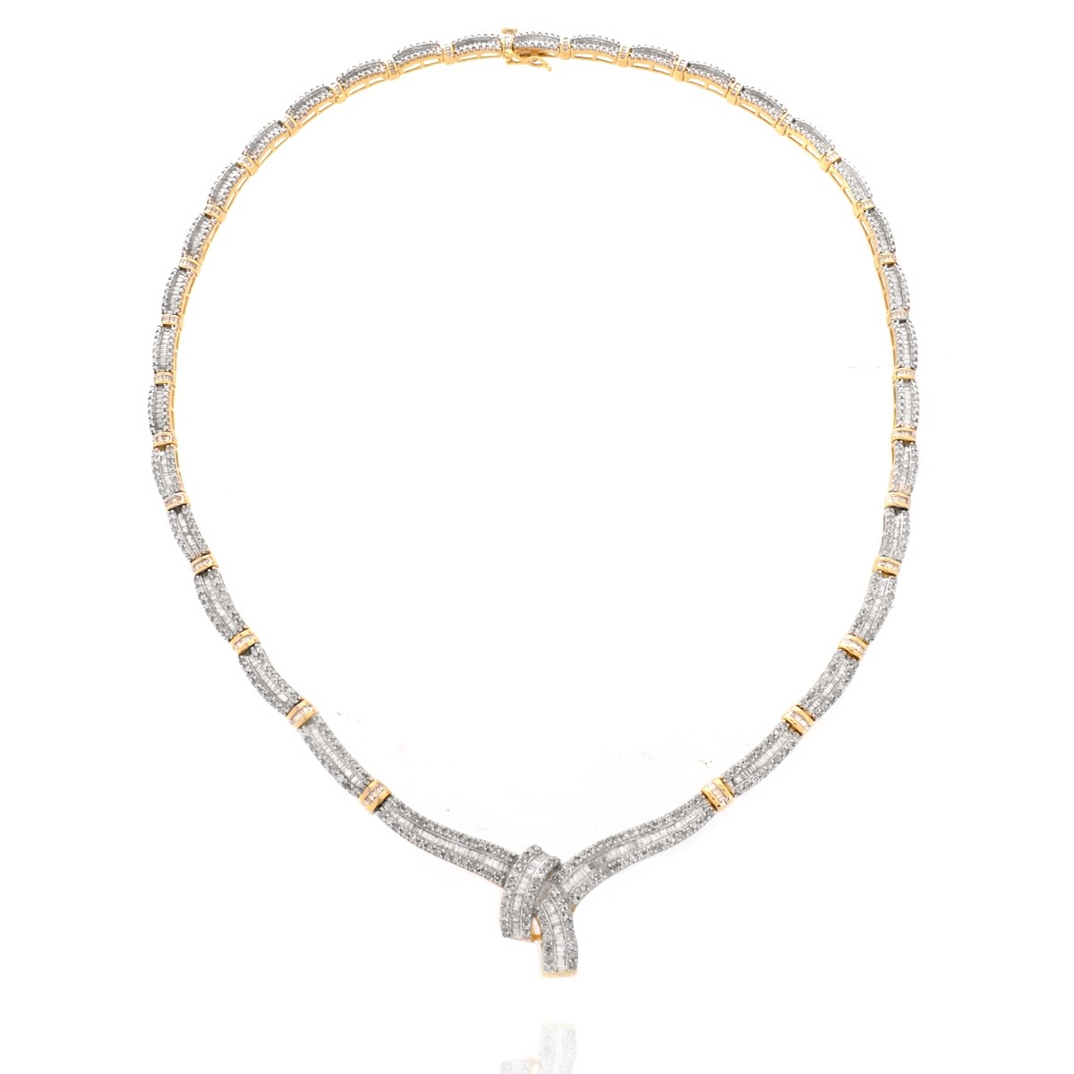 Diamond and 14K Necklace