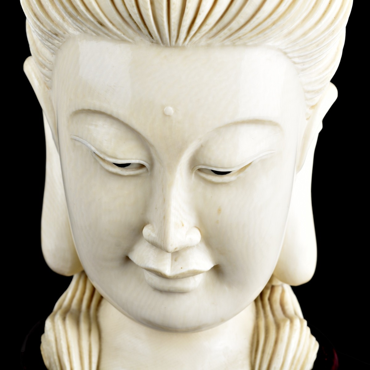 Chinese Buddha Head Figurine