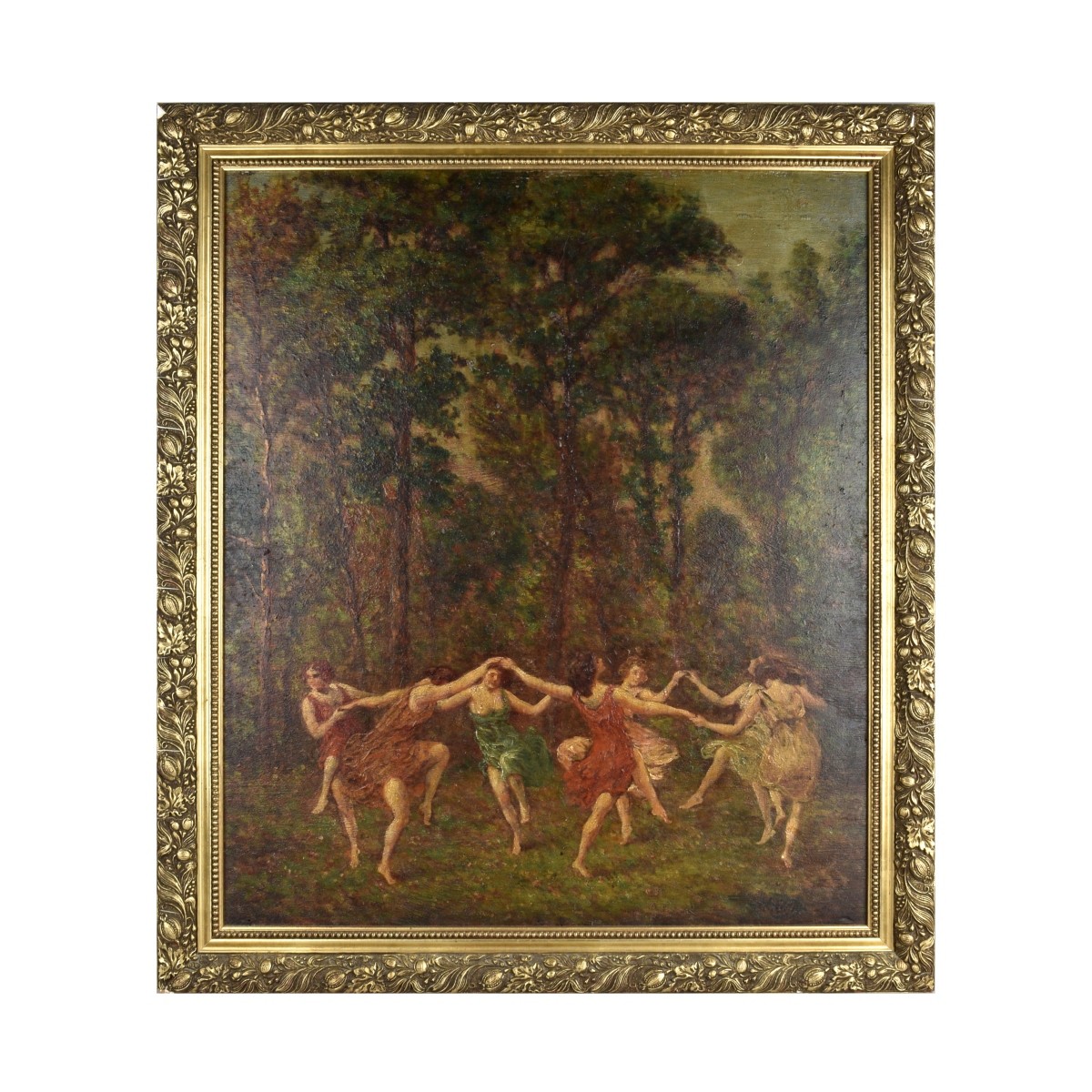 19th C. European School Oil on Panel