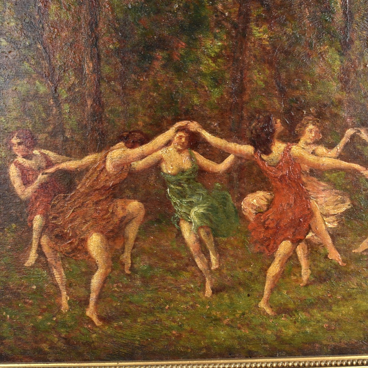 19th C. European School Oil on Panel