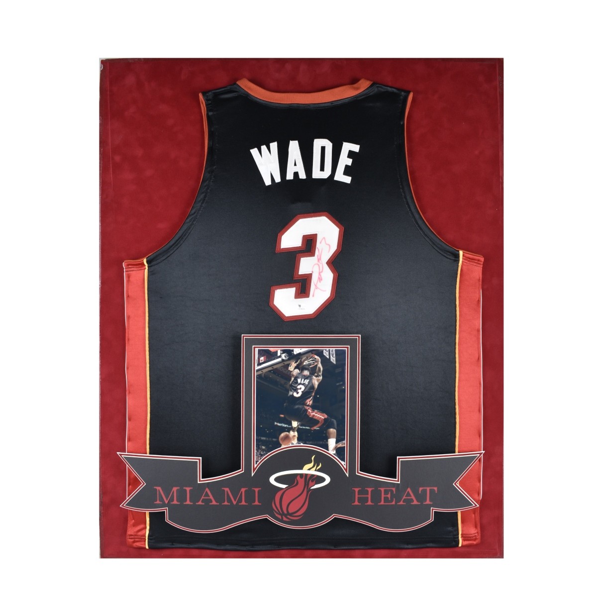 Global Authentic Autographed Dwyane Wade Jersey