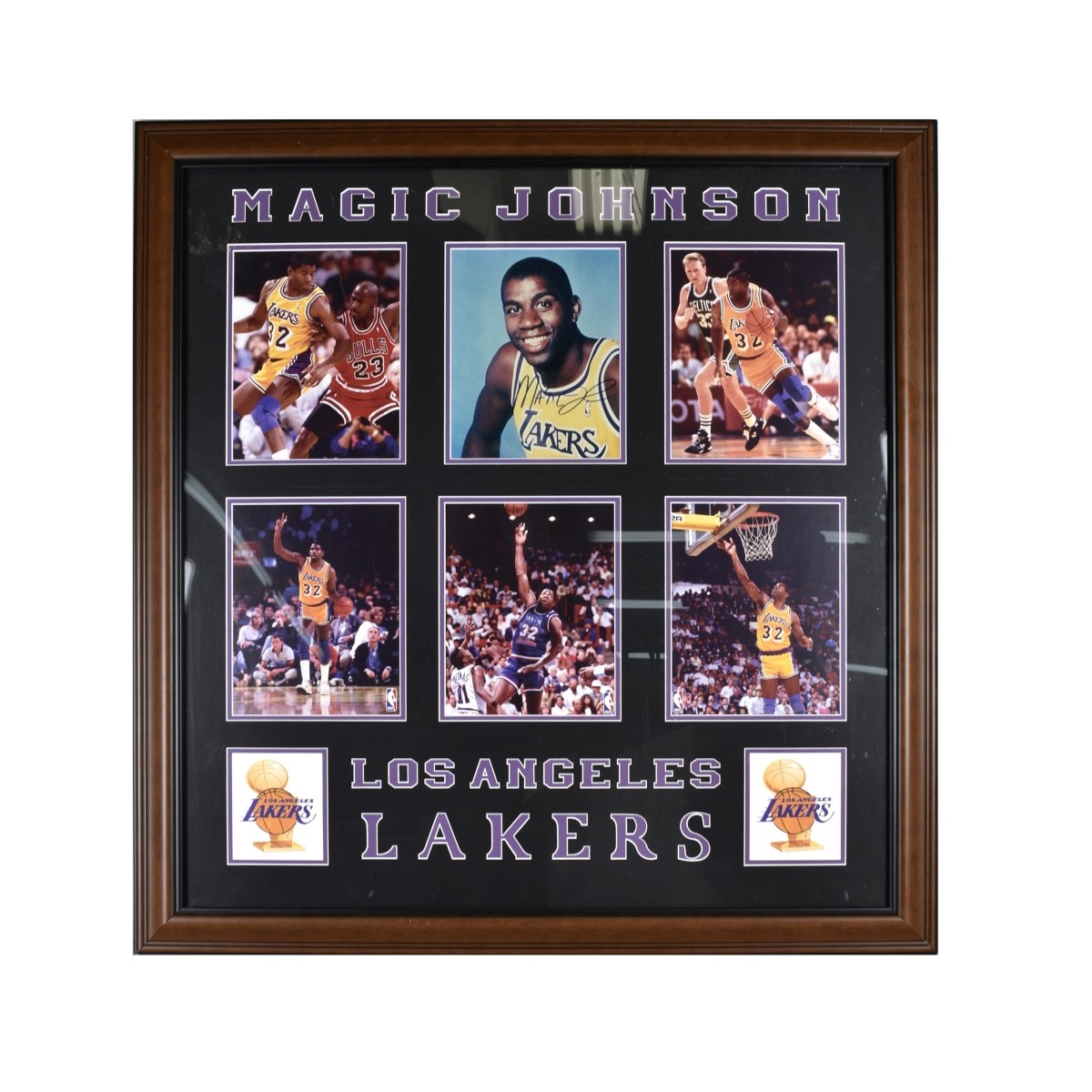 Magic Johnson Autographed Sports Memorabilia