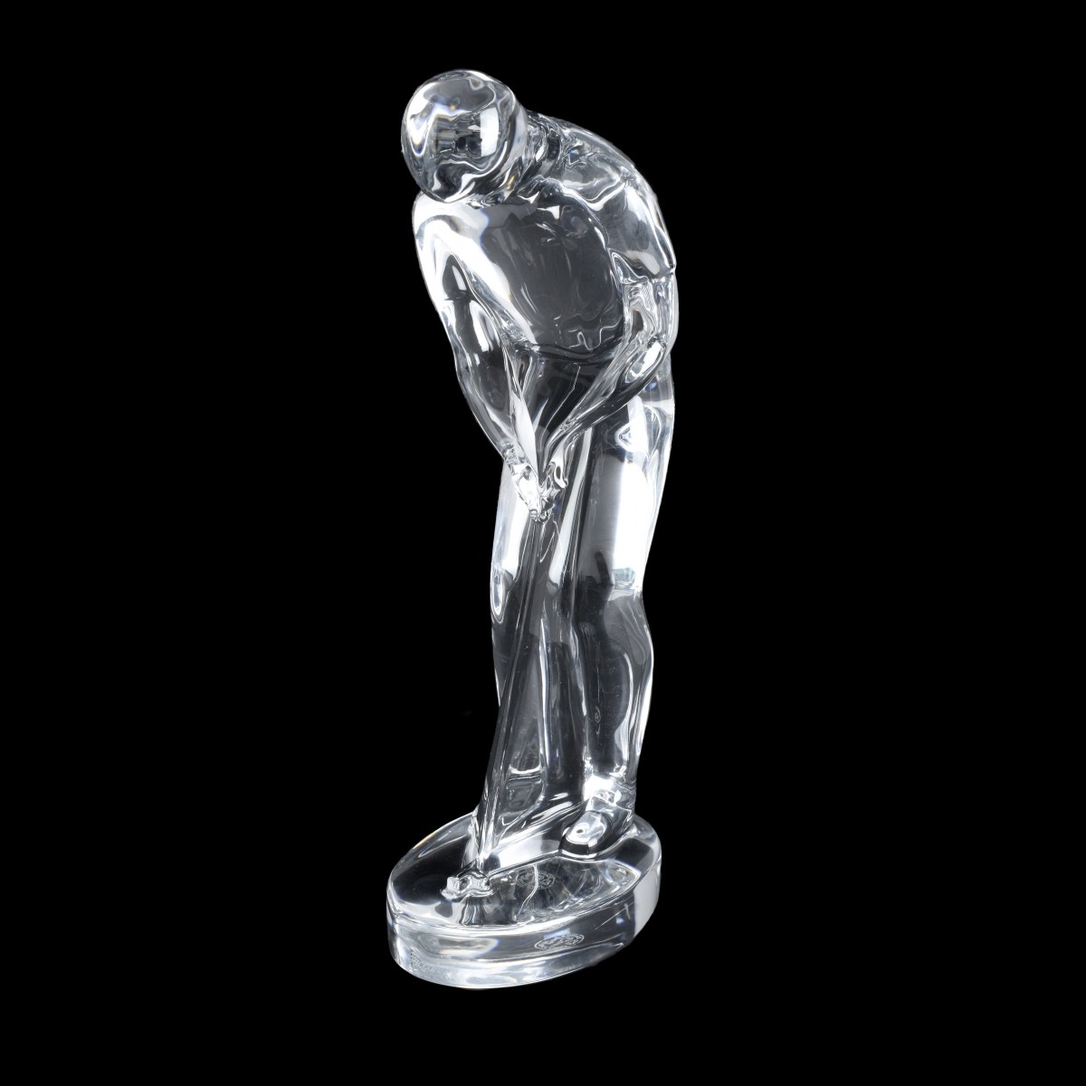 Baccarat Golfer Figure