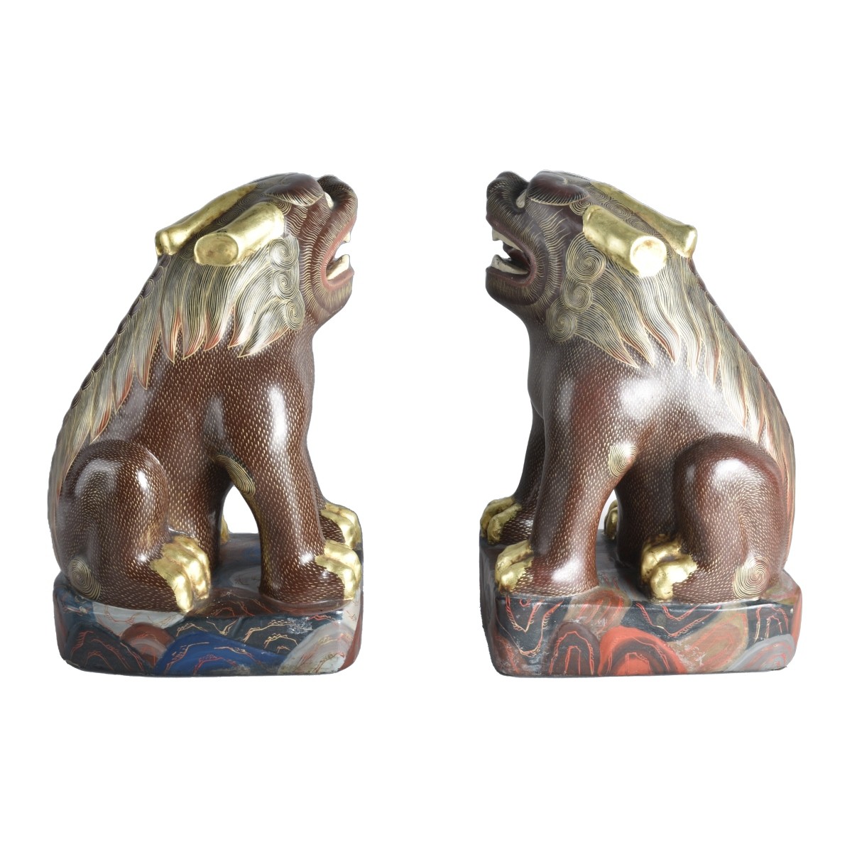 Pair of Chinese Foo Dogs