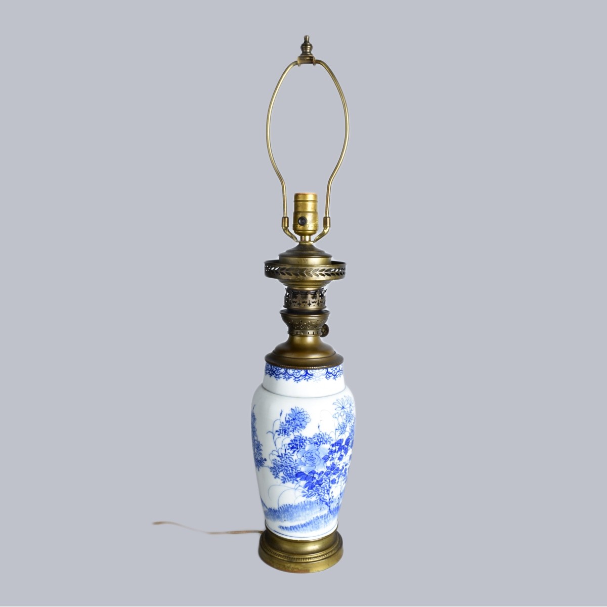 Chinese Vase Mounted as a Lamp