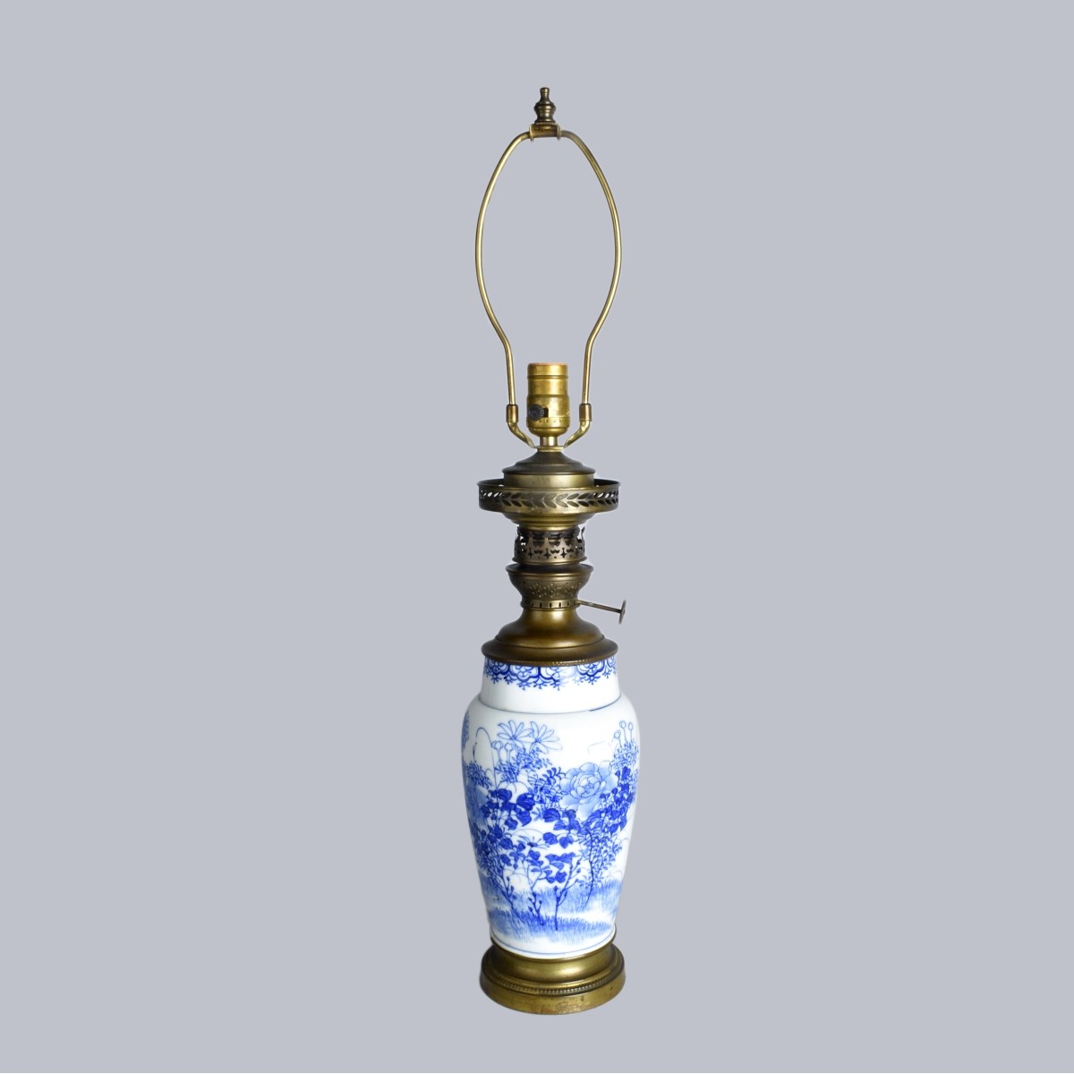 Chinese Vase Mounted as a Lamp