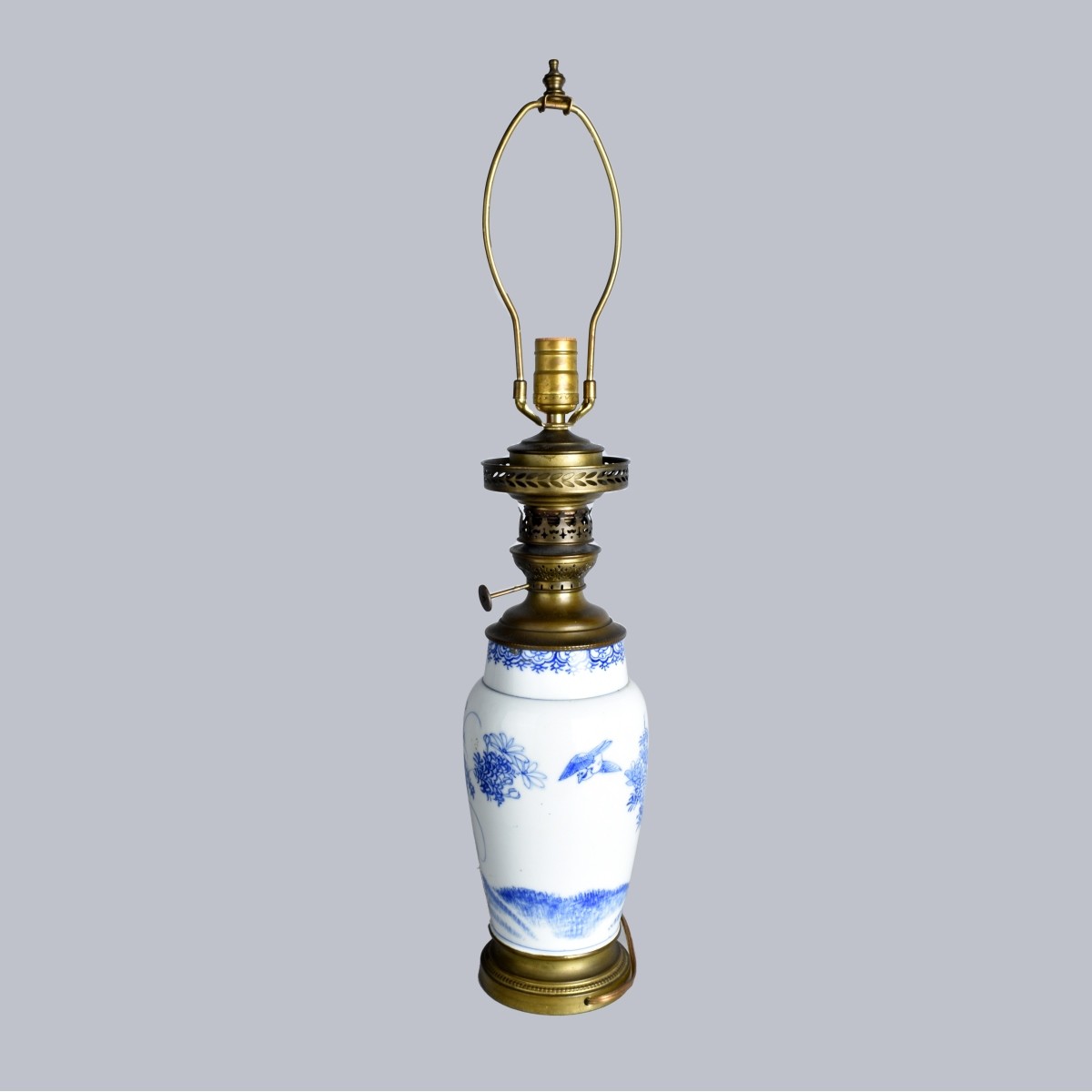 Chinese Vase Mounted as a Lamp