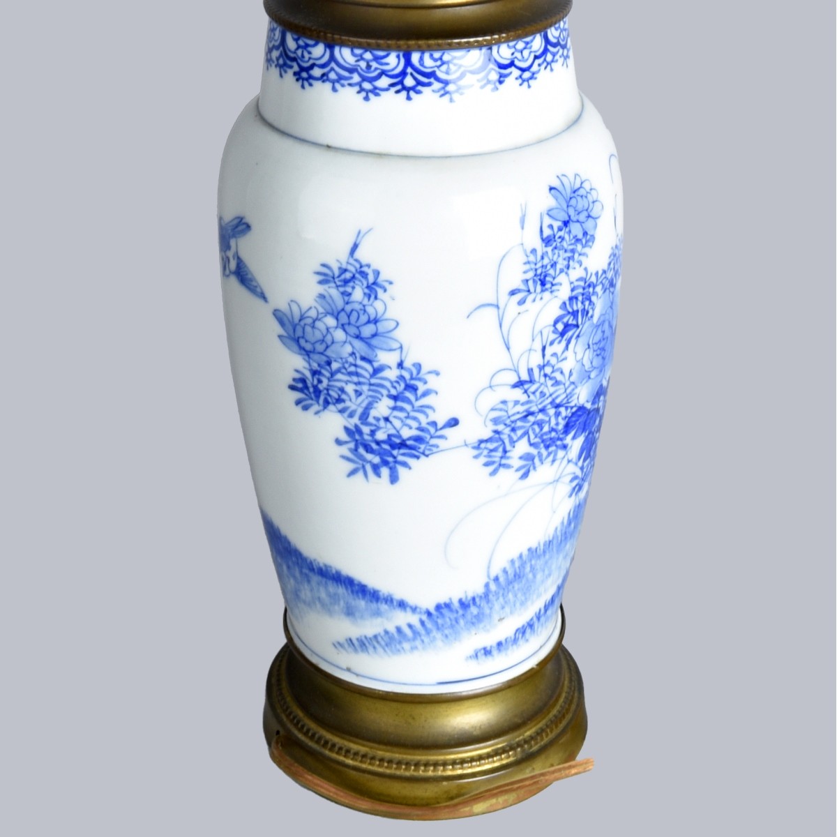 Chinese Vase Mounted as a Lamp