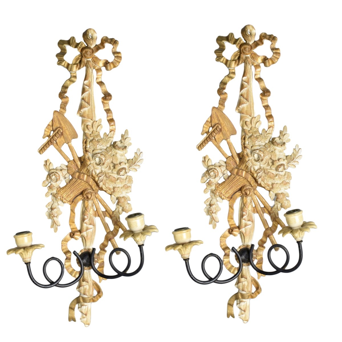 Pair of Italian Louis XVI Style Sconces