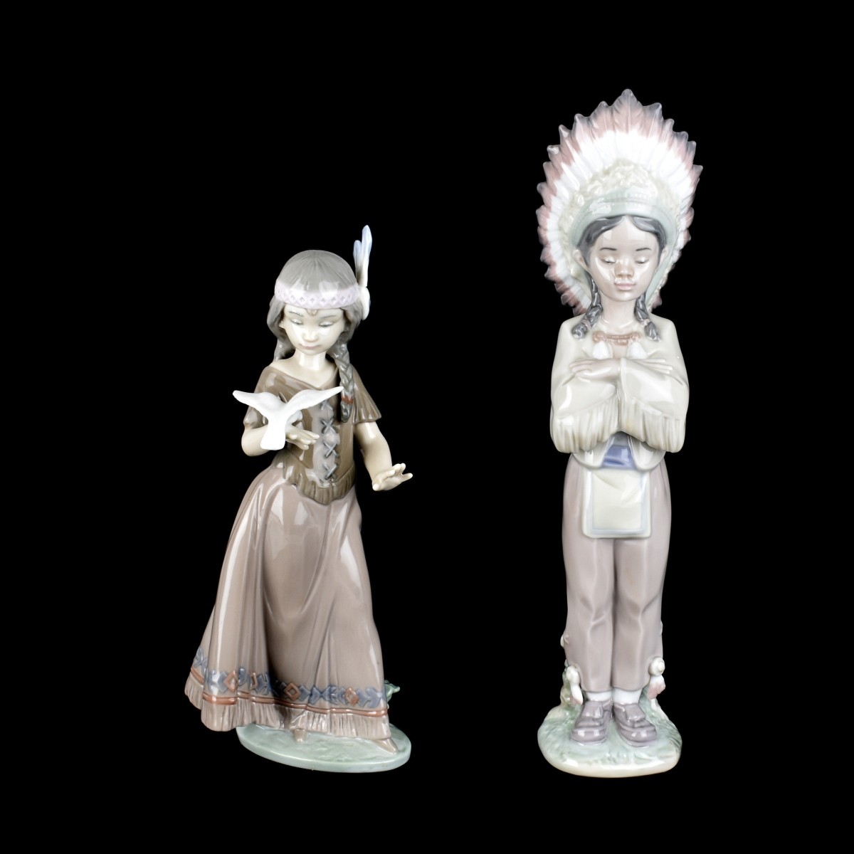 Two Lladro Porcelain Figurines