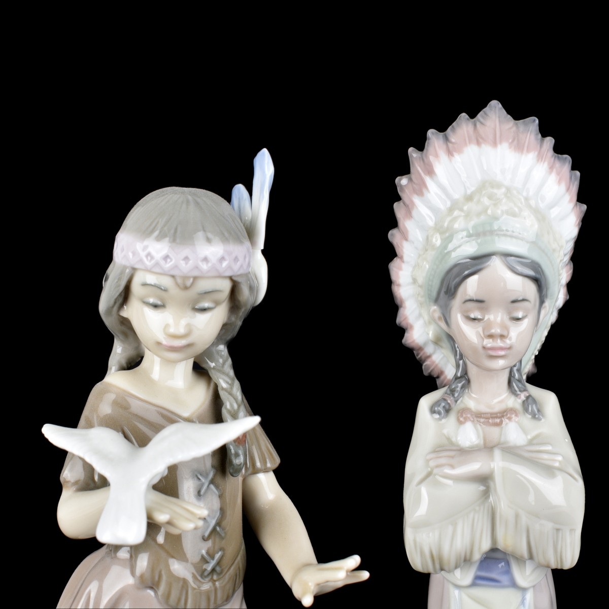 Two Lladro Porcelain Figurines