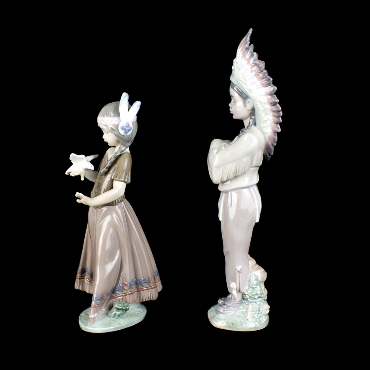 Two Lladro Porcelain Figurines