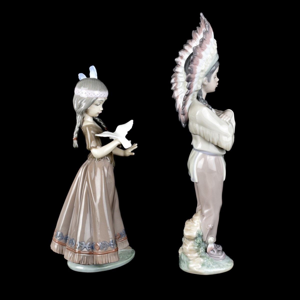 Two Lladro Porcelain Figurines