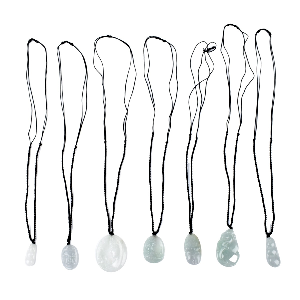 Seven (7) Jade Pendants