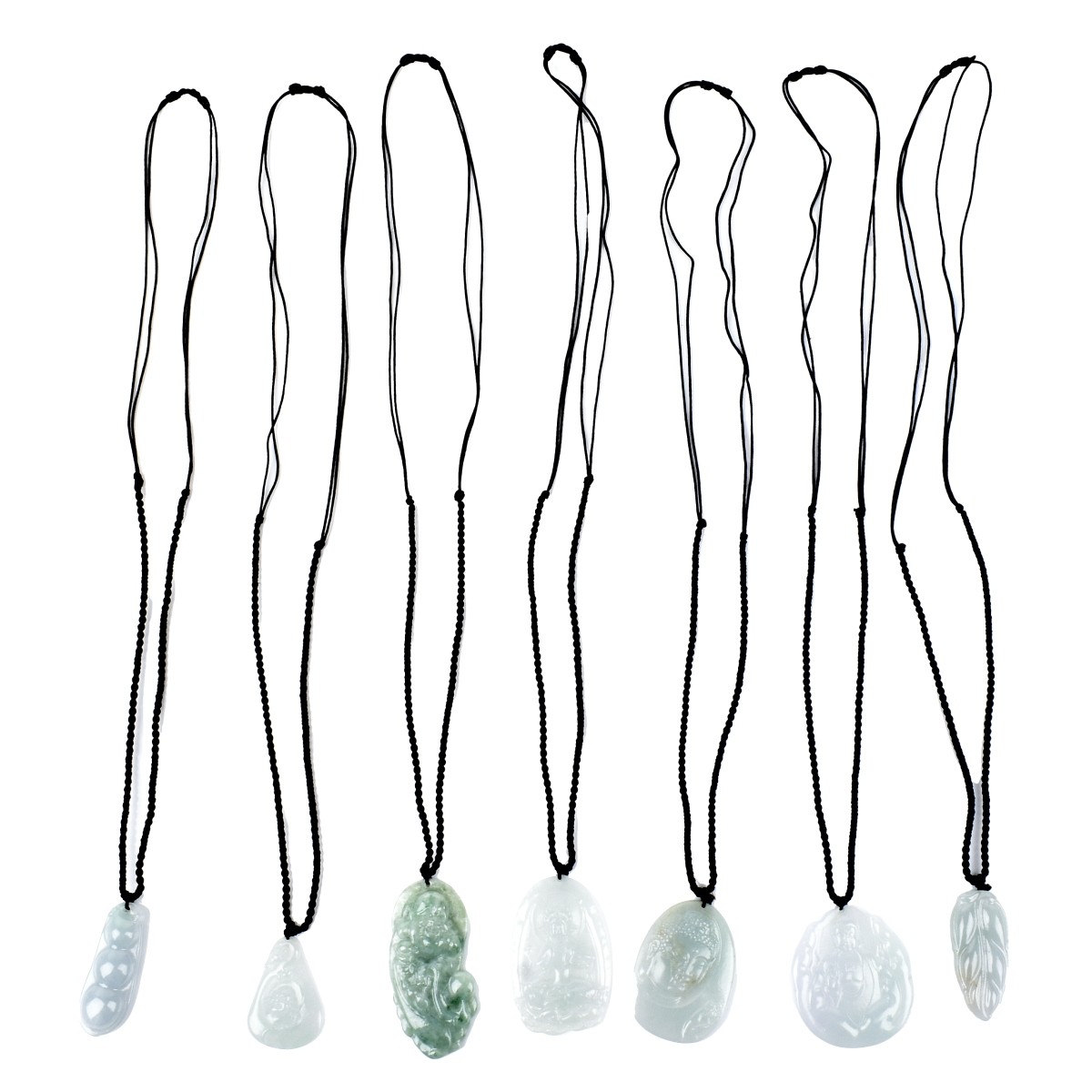 Seven (7) Jade Pendants