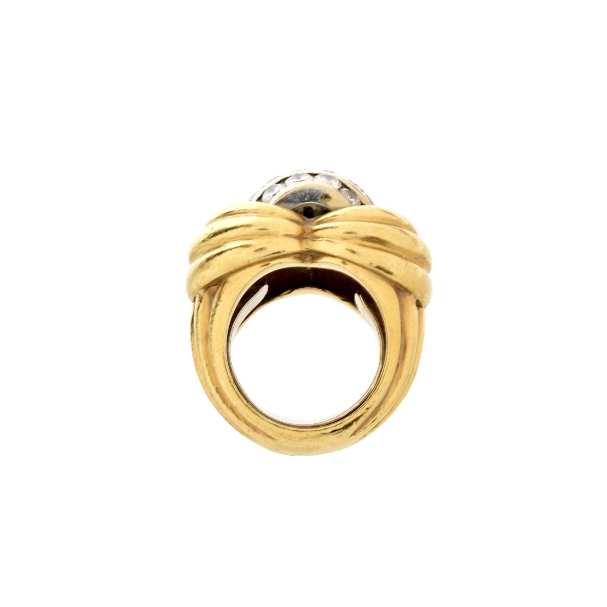 Diamond and 18K Ring