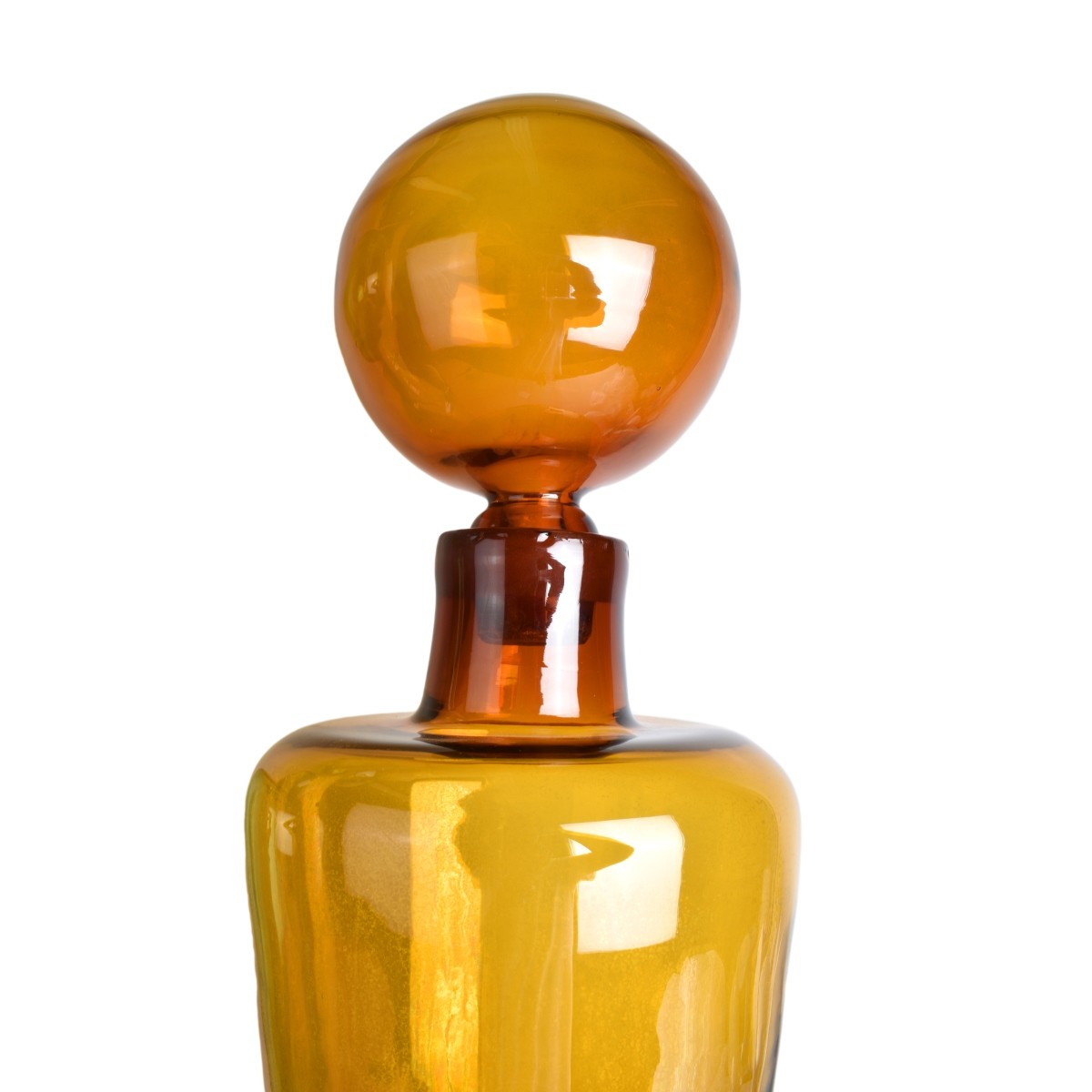 Blenko Glass Vessels with Stoppers