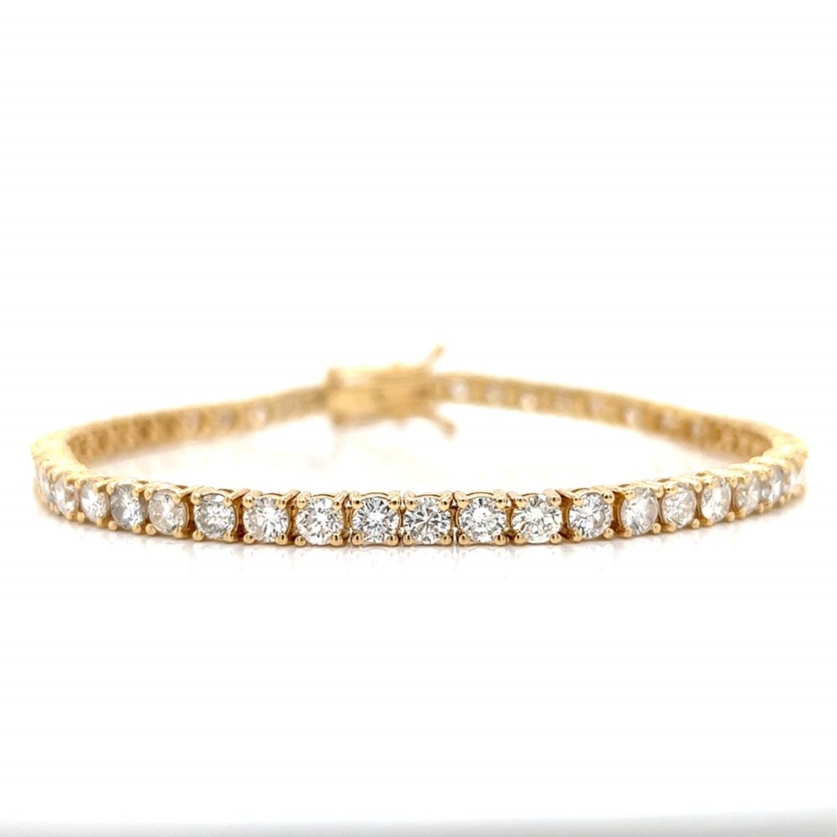 Diamond and 14K Tennis Bracelet