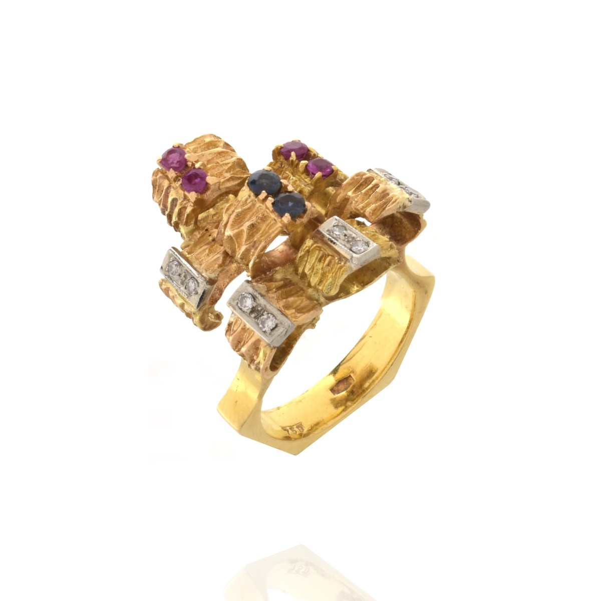 Gemstone and 18K Ring