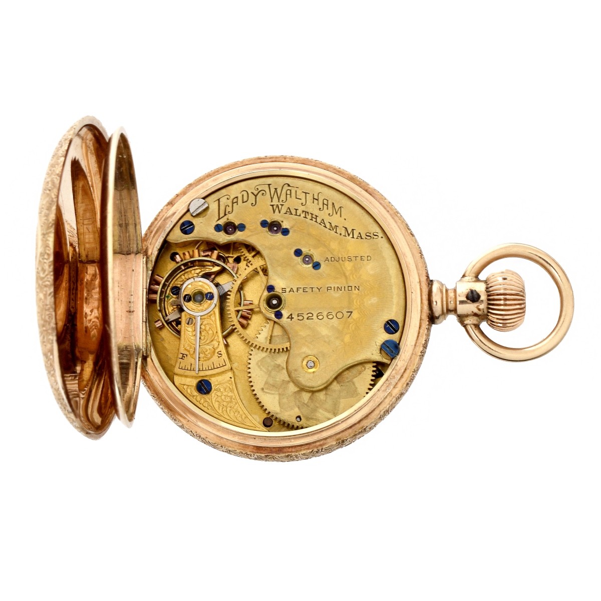 Lady Waltham 14K Pocket Watch