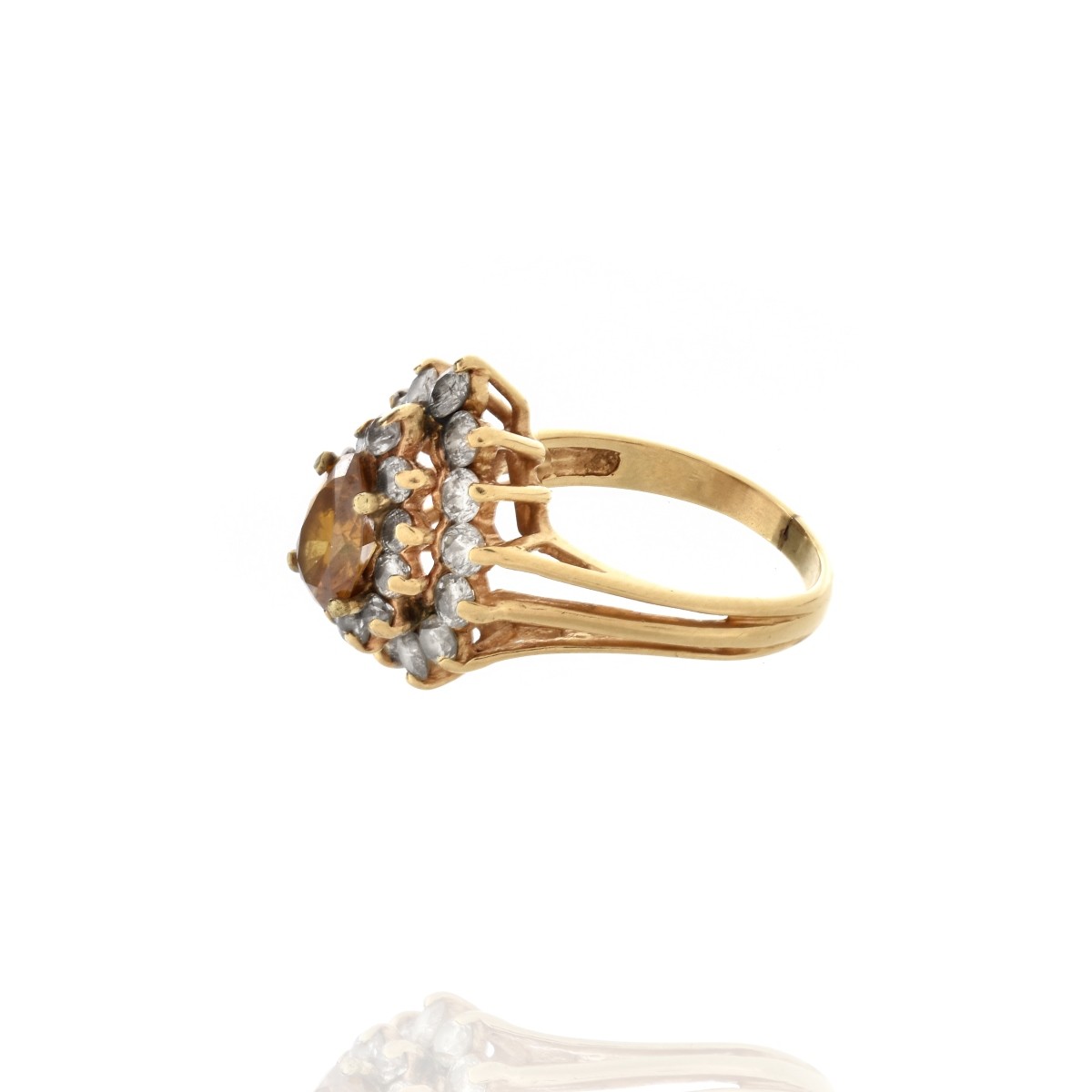 GIA Diamond and 14K Ring