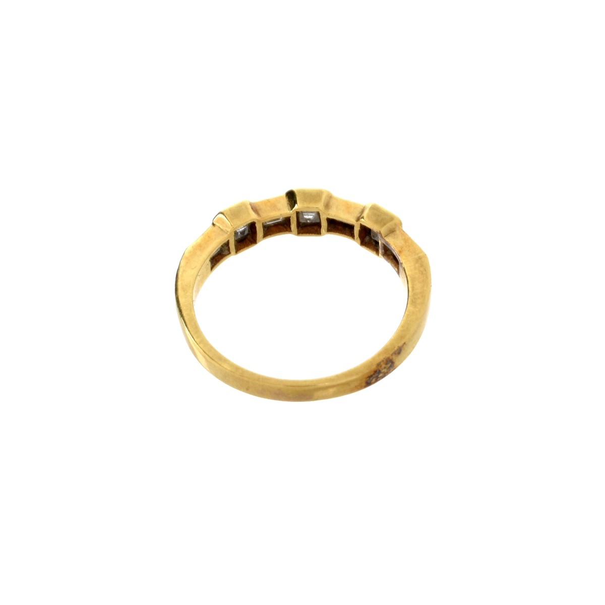 Deco Diamond and 18K Ring