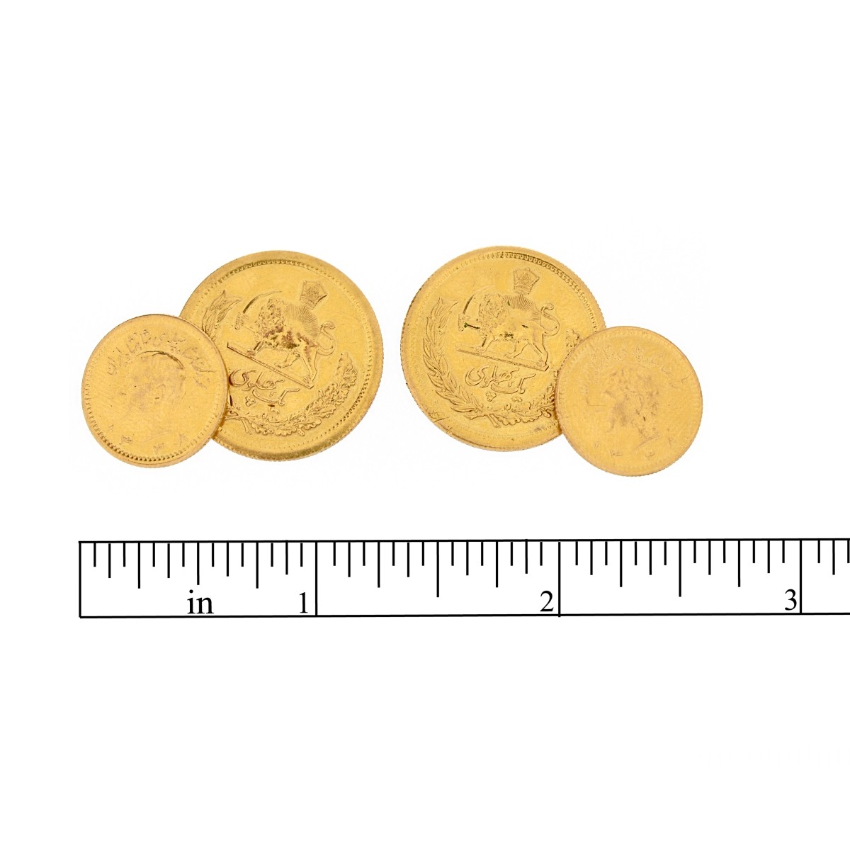 Persian Gold Coin Cufflinks