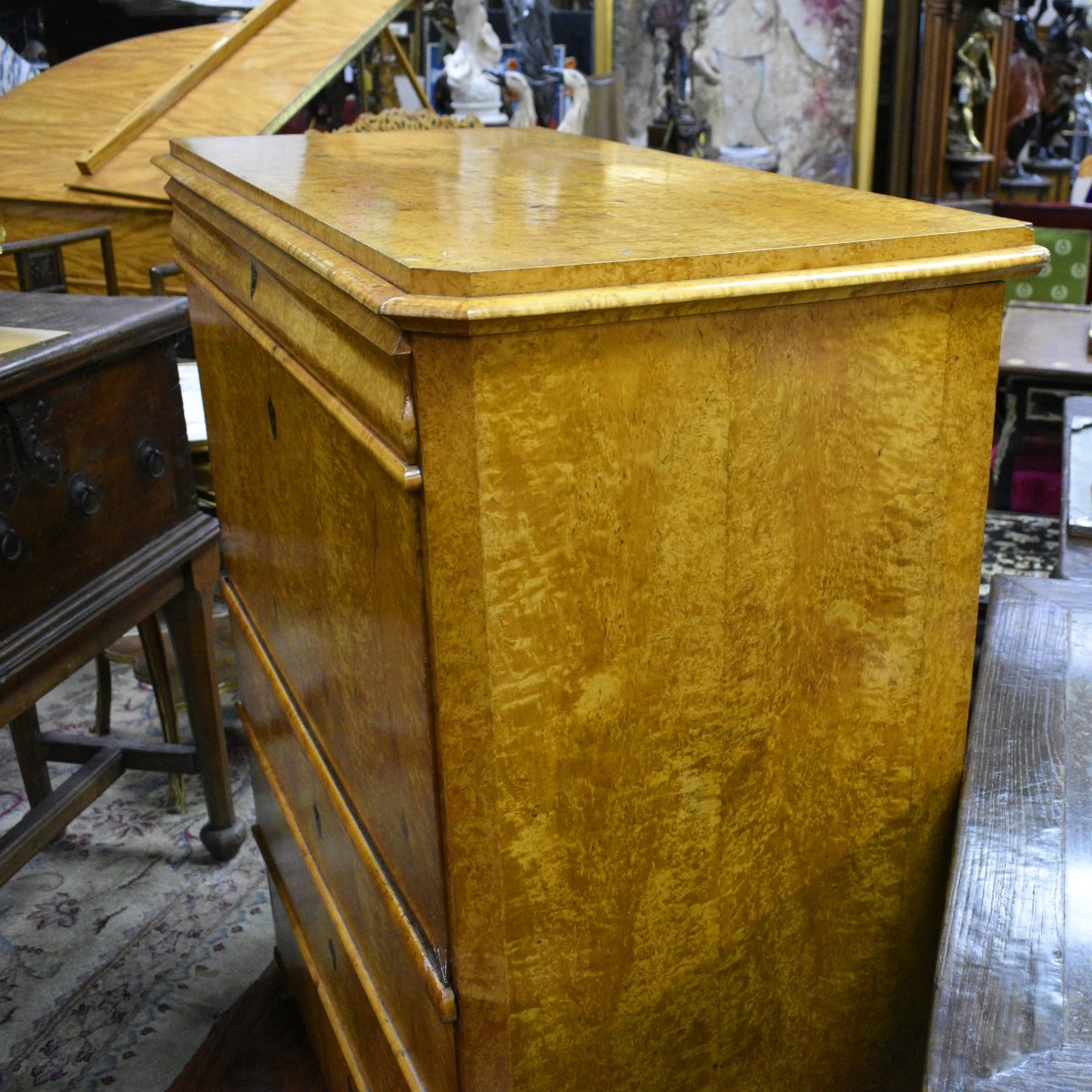 Antique Biedermeier Secretary Desk