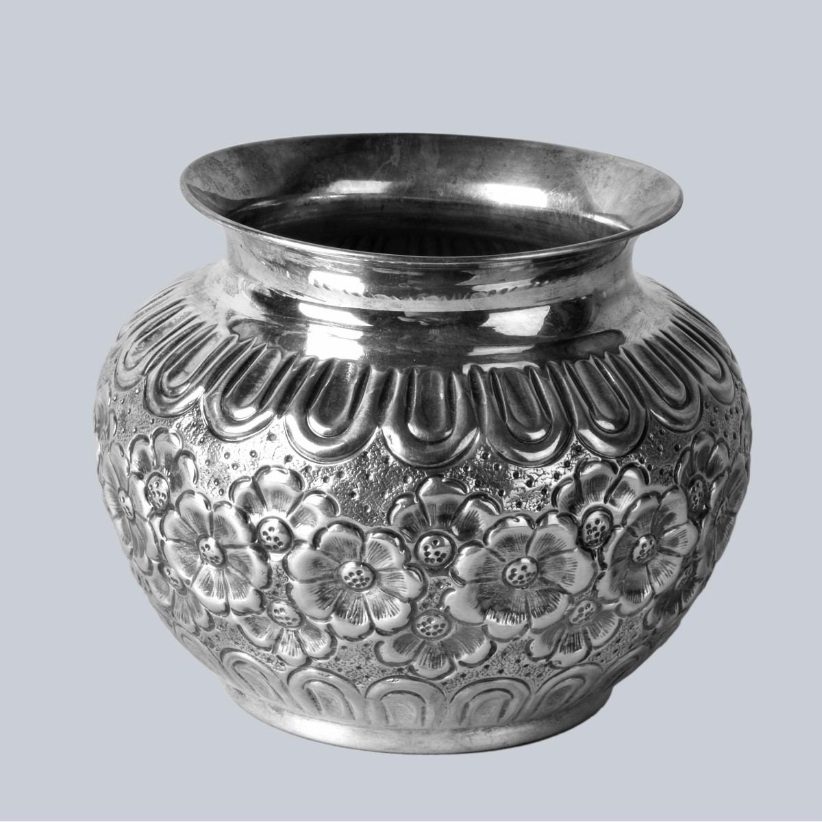 Vintage Turkish 900 Silver Vase