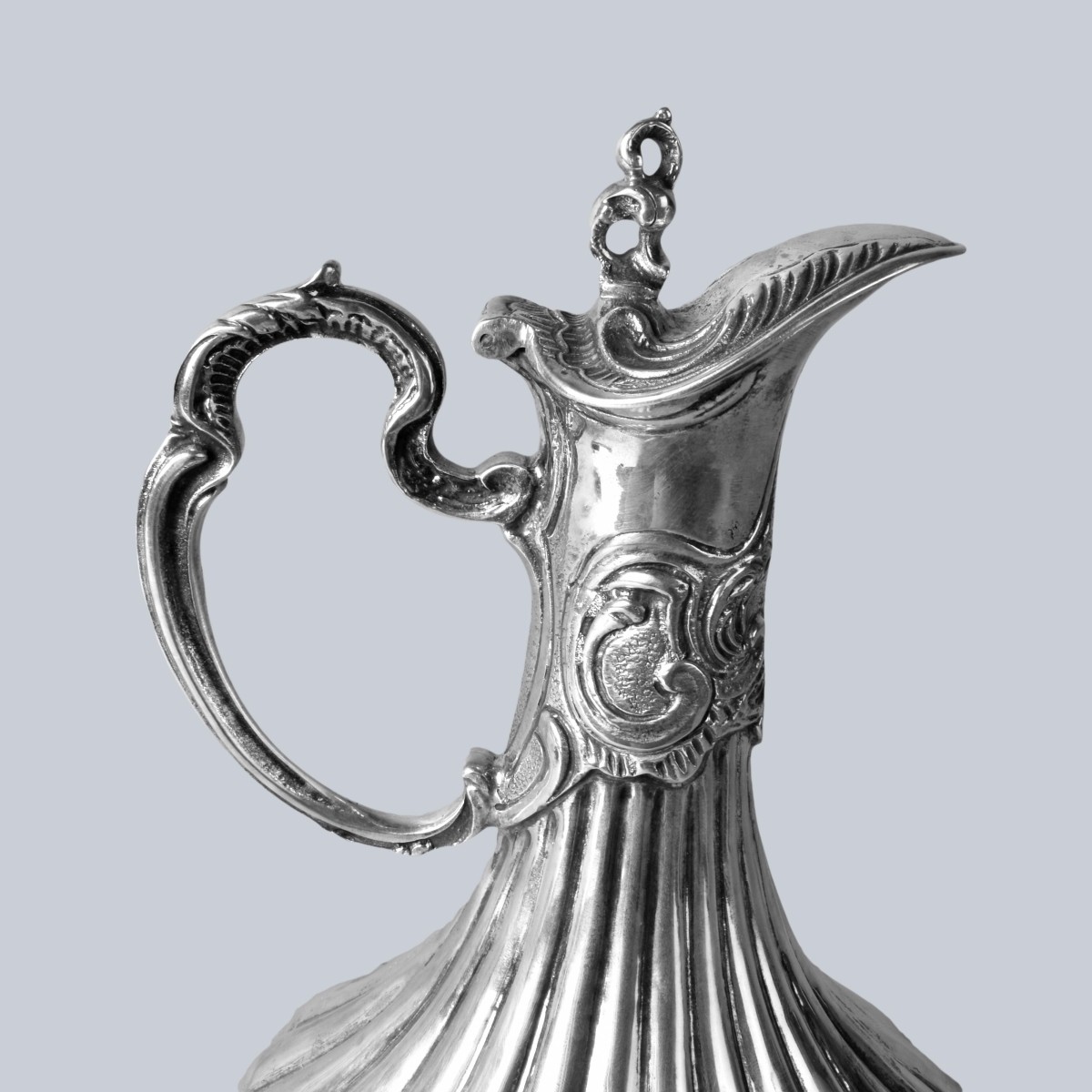 Vintage Turkish 900 Silver Ewer