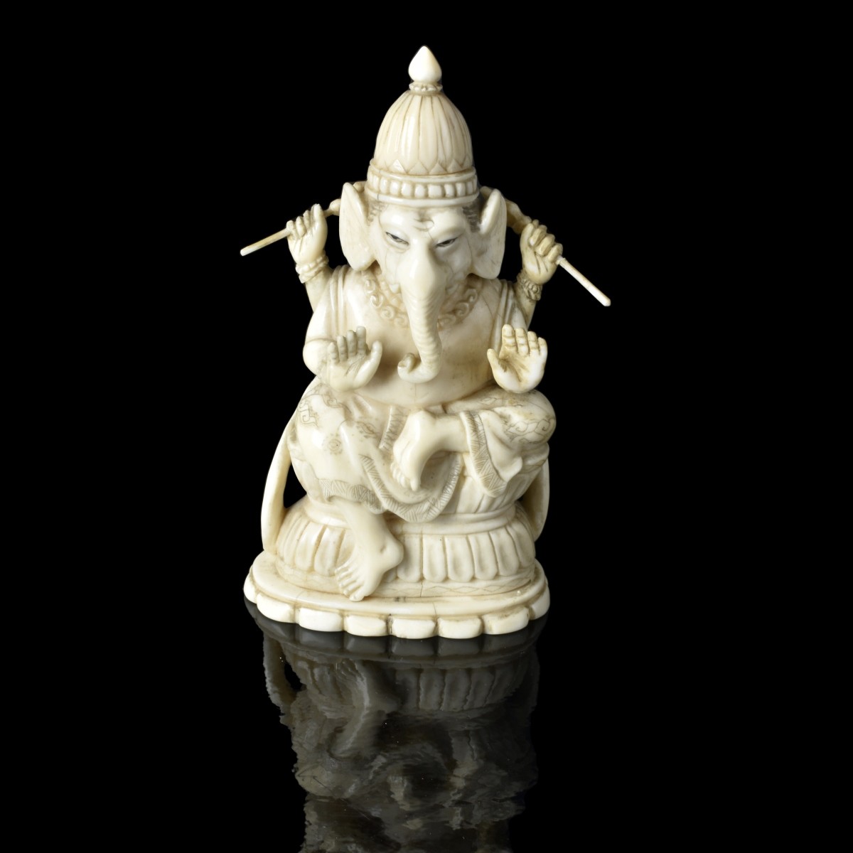 Antique Indian Ganesh Figurine