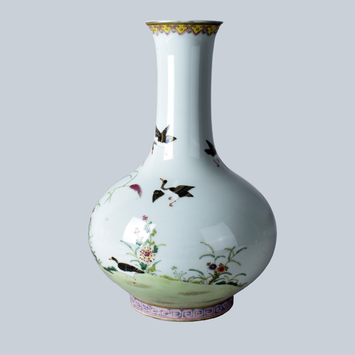 Chinese Famille Rose Porcelain Vase