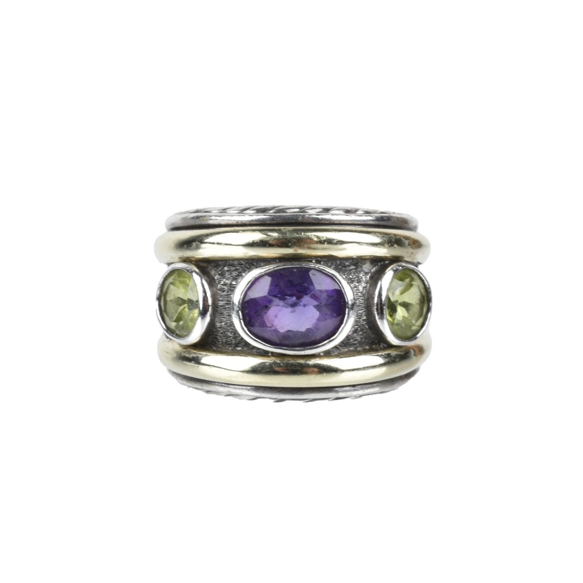 David Yurman Gemstone, 14K and Silver Ring