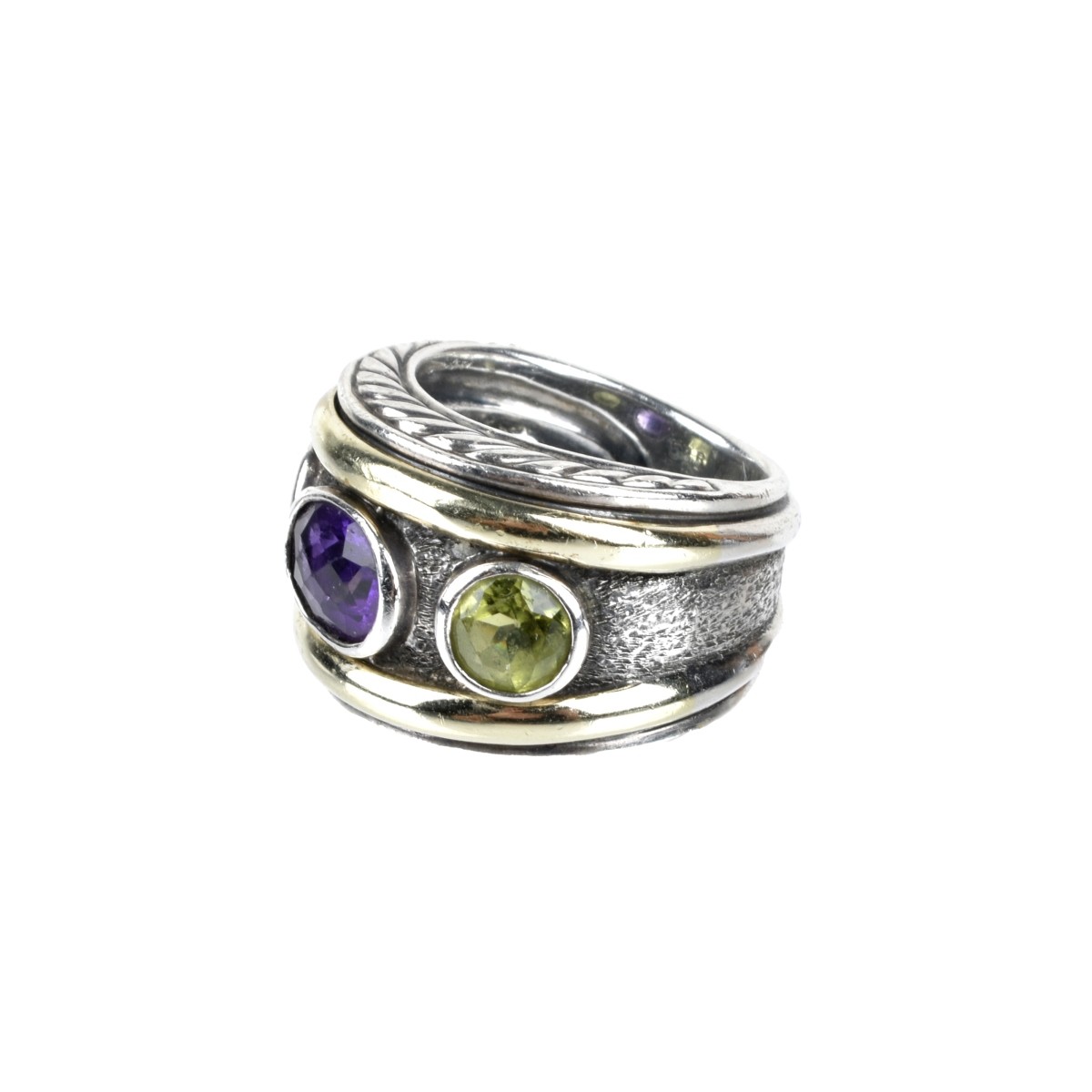 David Yurman Gemstone, 14K and Silver Ring