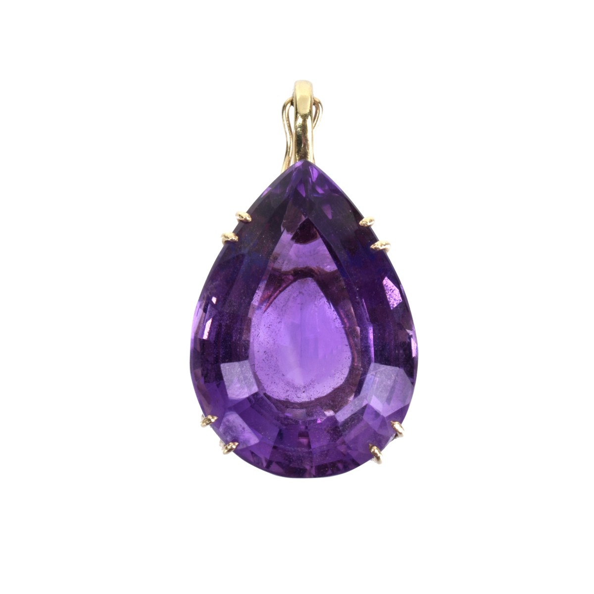 Amethyst and 14K Pendant