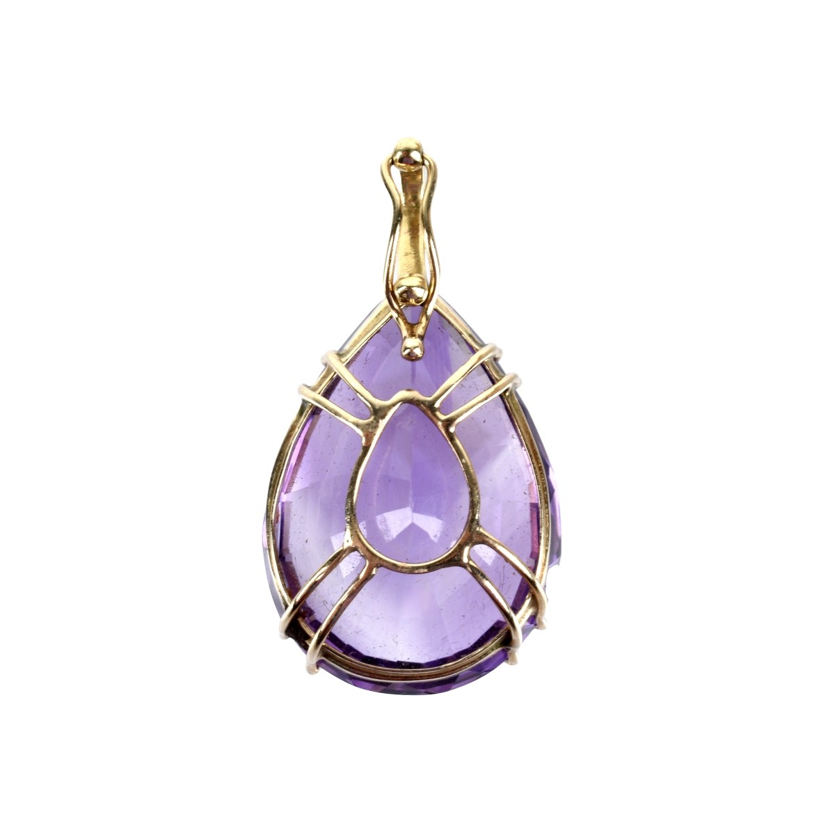 Amethyst and 14K Pendant