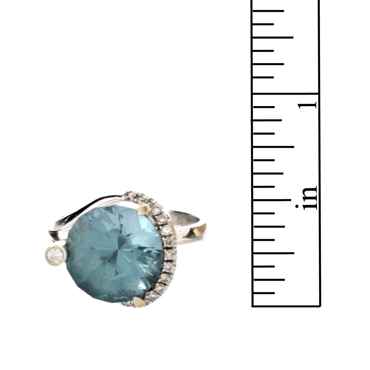 Gemstone and 14K Ring