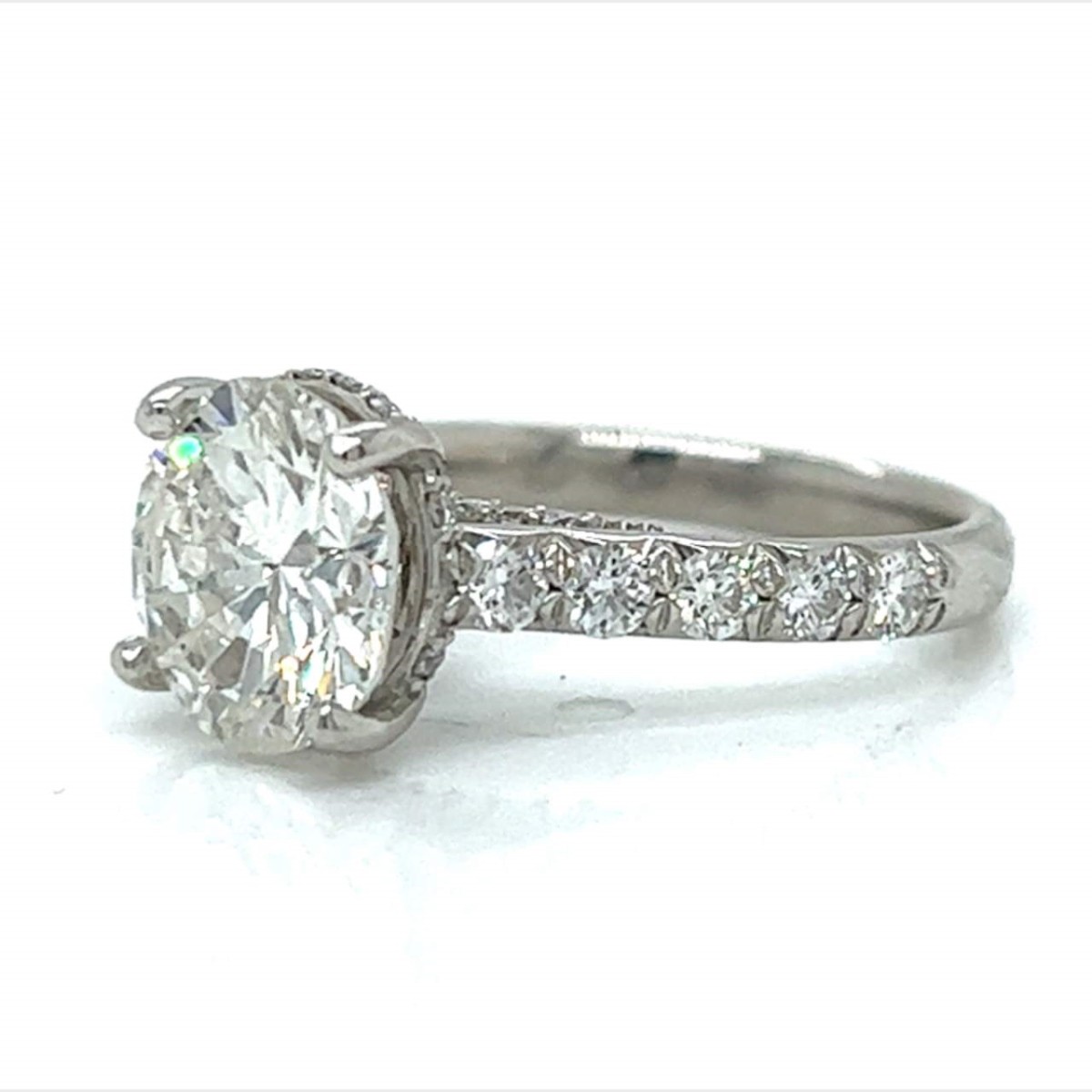 Diamond and Platinum Ring