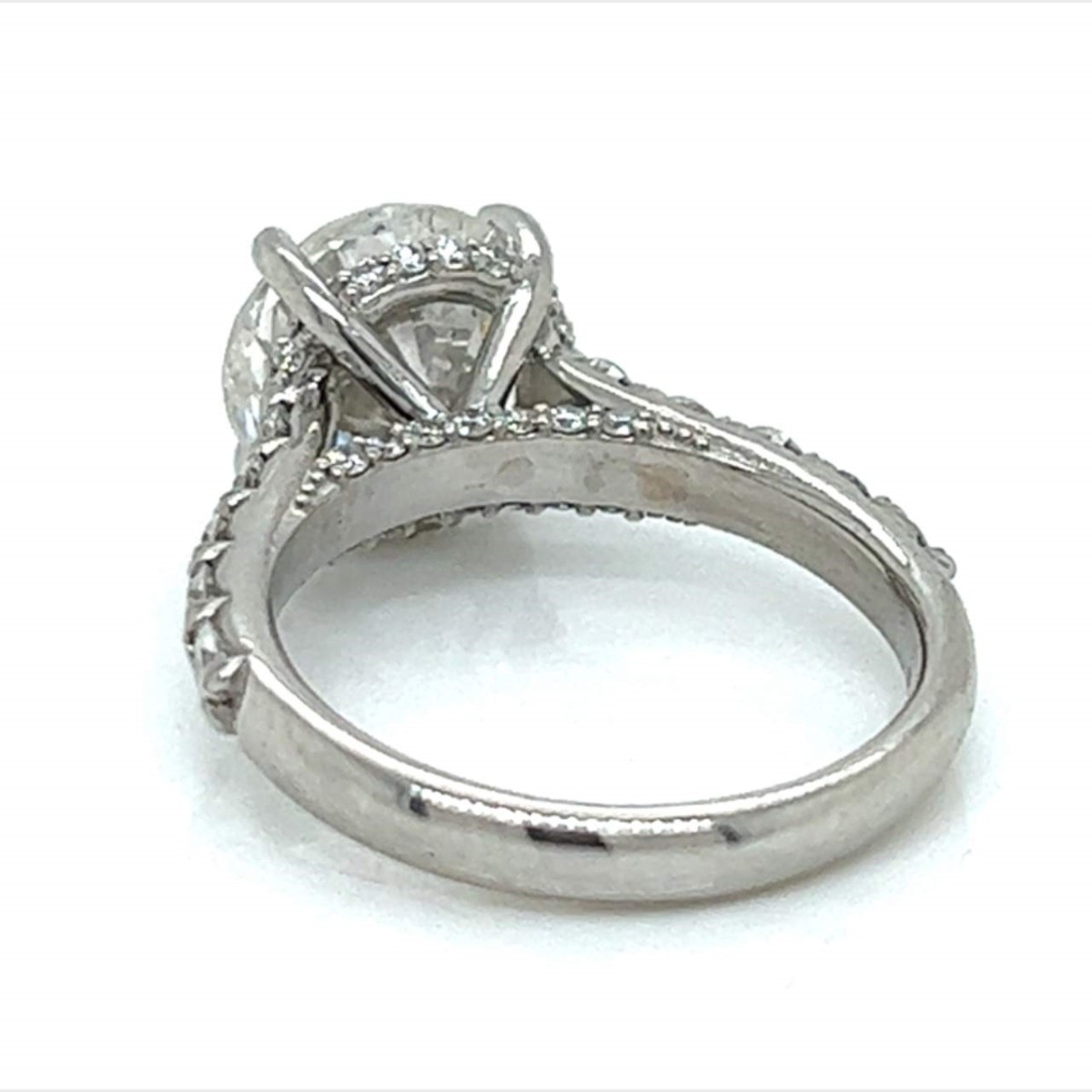 Diamond and Platinum Ring