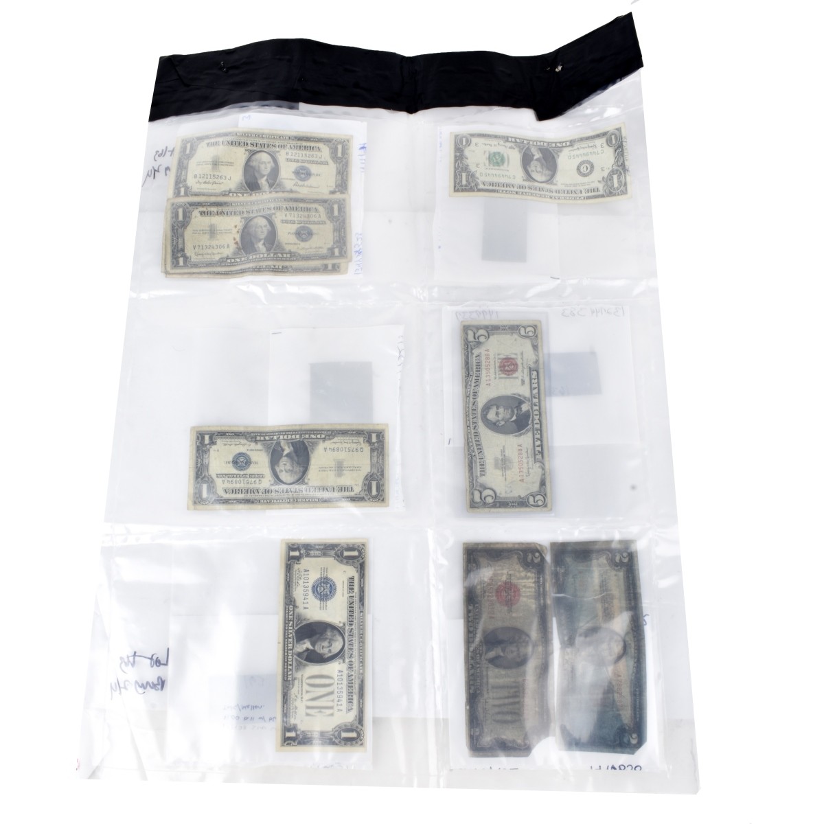 Nine Assorted U.S. Paper Currency