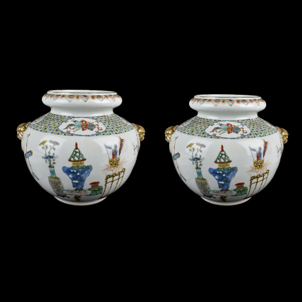 Pair of Antique Chinese Vases